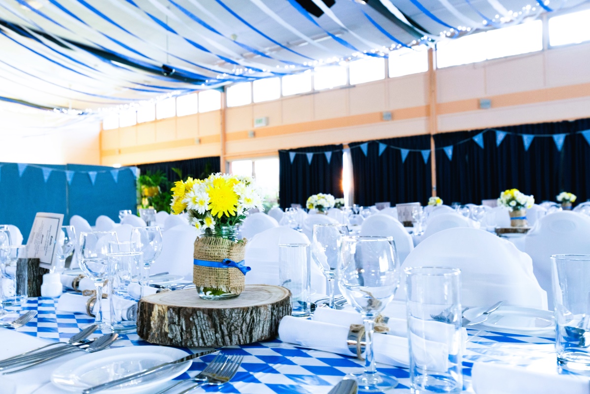 Blue venue